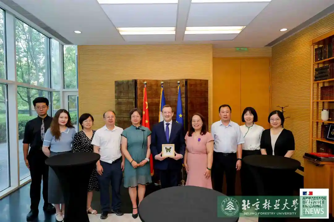林学院教授获法国教育部授予学术棕榈骑士勋章